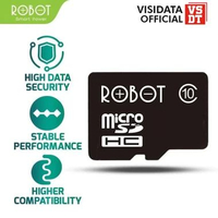 ROBOT Micro SD Storage TF 8GB 16GB Memory Card Kartu Memori HP Class 10 MicroSD SD Card - Garansi Re