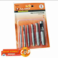 Mata Besi Plong Hollow Punch set 6pcs