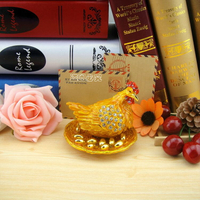 裝飾工藝品 生肖母雞桌面展柜擺件 家居擺設飾品 金雞下金蛋