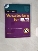 【書寶二手書T1／語言學習_SKV】Cambridge Vocabulary for IELTS with answers and Audio CD_Cullen, Pauline