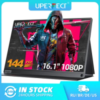 UPERFECT 144HZ Portable Gaming Monitor 16.1" FHD 1080P 100% sRGB IPS Eye Care Laptop Display for High-end Office &amp; GAME Console