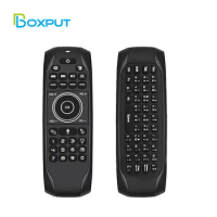 G7V G7R PRO Russian English Keyboard Backlit 2.4G Wireless Remote Control With Voice Gyroscope Air Mouse For Smart TV Box 2022