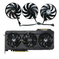 New for ASUS GeForce RTX3060 3060ti 3070 3070ti 3080 3080ti 3090 LHR TUF OC graphics card replacement fan CF9010U12D