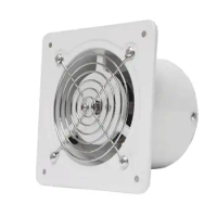 4'' Booster Fan Extractor Exhaust fan Ventilation Pipe Fan for Bathroom Toilet Kitchen Window Metal Fan