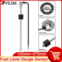 100mm 200mm 250mm 275mm 300mm 500mm 575mm Fuel Level Gauge Sensor Fuel Sender Unit Fit Fuel Gauges Water Level Meter 0-190ohm