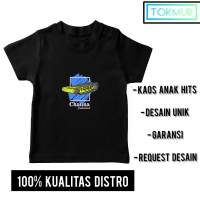 Baju Kaos Anak Channa snakehead Umur 3-12 Tahun Cotton Combad 30S Tokmur.Kids