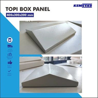 Topi box panel listrik 40x30x20 / Canopy Box Panel Outdoor plat 1,2 mm