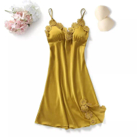 Lingerie sexy dress wanita Miss isyana bd09 satin silk baju tidur