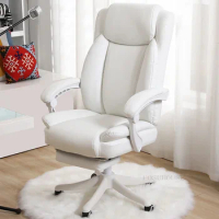 Nordic Comfortable Soft Back Office Chair Modern Office Furniture Home Computer Chair Simple Armchair Lift Swivel Gaming Chair C