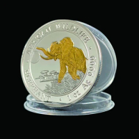 2016 Somali Republic 1OZ Elephant Silver Coin Protect African Wildlife Commemorative