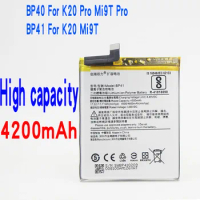 Replacement Battery BP41 BP40 For Xiaomi Redmi K20 Pro Mi 9T Pro Mi9T Redmi K20Pro Premium Genuine Battery 4200mAh
