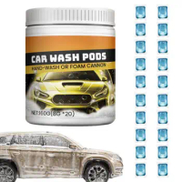 Car Exterior Cleaner 20Pcs Car Wash Beads Fast Dissolving Beads Car Wash Car Detergent Keeps Paint Looking Like New