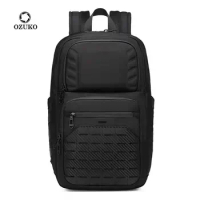 Ozuko Camping backpack Business Commute Computer Backpack Outdoor Travel Waterproof Bag Student Campus Sports Backpack