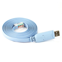 USB to RJ45 CONSOLE debugging cable 1.8M router switch RS323 computer serial port control cable for Huawei router