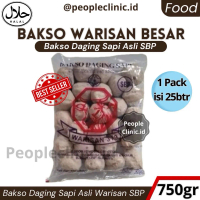 BAKSO WARISAN SBP UKURAN BESAR ISI 25 BUTIR DAGING SAPI ASLI