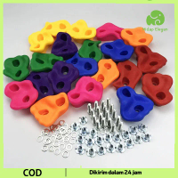 10pcs Panjat Tebing Anak Poin Panjat Dinding Anak Satuan Boulderan Wall Climbing Hold Panjat Tebing 