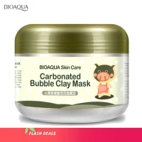 BIOAQUA Bubble Clay Mask for Face Moisturizing Firming Deep Cleansing Blackheads Remover Facial Masks Mud Mask Skin Care