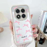 Sarung Telefon, Rekaan Ikatan Simpul Merah Jambu Ins, Sesuai untuk Redmi Note14 Pro 4G, Note14 Pro 5