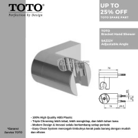 Shower Bracket TOTO 9A332Y / Gantungan Shower TOTO 9A332Y TERBARU!!!!!!!!