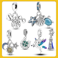 Lucky Charms 925 Silver Family Life Tree Pendant plata Charms Fits Original Pandora Bracelet Women Bead DIY Jewelry