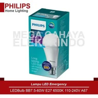 PHILIPS Emergency LED Bulb BB 7.5W 9W 13W 6500K E27 LAMPU BOHLAM EMERGENCY PHILIPS 9W