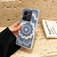 Ốp điện thoại Phantom Flower 3D cho Xiaomi POCO C65, trong suốt, chống rơi