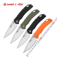 Ganzo G7531 G7533 Firebird F7531 58-60HRC 440C G10 or Carbon Fiber Handle Folding Knife Outdoor Camping Tool Pocket Knife