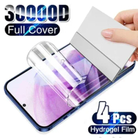 4Pcs Hydrogel Film Screen Protector For Samsung Galaxy S22 S23 S21 S20 Ultra Plus For Samsung Galaxy Note 20 8 9 10 S9 S10 Film