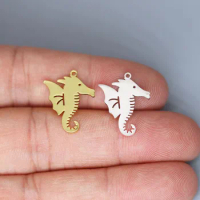 5pcs/lot Animal Sea Horse Charm for Jewelry Making fit Charm Bracelet Necklace Pendant DIY Crafts Supplier