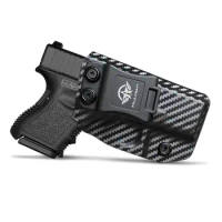 Glock 26 Holster IWB Kydex Holster Fits: Glock 26 (Gen 1-5) / Glock 27 Glock 33 (Gen 3-4) Pistol - Inside Waistband Concealed
