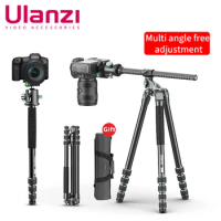 Ulanzi MT-59 1.76M Professional Extendable Aluminum Camera Tripod Flexible Camera Tripod 360 Degree Rotatable Max Load 15kg