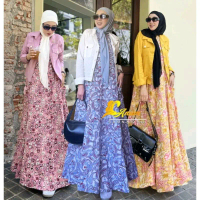 (BISA COD) Midi dress aruna by anum Original 100%