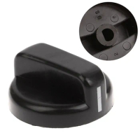 2PCS 8mm General Plastic Handle Gas Stove Replacement Control Switch Knob Range Oven Knob For Benchtop Burner