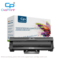Civoprint new hp 106A W1106A W1106 1106a Toner Cartridge compatible for HP Laser MFP 135a 135w 137fnw Laser 107a 107w 1.5K pages