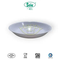 TEMPAT SAMBAL | PIRING SAOS | LEPEK SAMBEL BULAT 9.5CM MELAMIN SEIV BY ONYX PUTIH