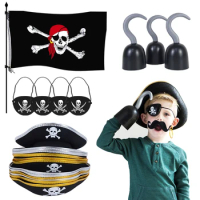 Pirate Captain Hook Hand Pirates Decor Cosplay Costume Accessories  Halloween Christmas Dress Up Prop for Adults Kids Toy Gift - AliExpress