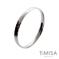 TiMISA《格緻真愛-寬版》純鈦手環