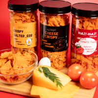 KK CHEESE CRISPY - HOT FAV!! CHEESE/SALTED EGG/TOMATO Snack