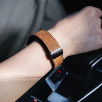Leather + Silicone Strap For Amazfit GTR 4 3 Pro GTR4 GTR3 Bip 5 GTS4 GTS Band Wristband Bracelet Watch Strap Correa 22mm 20mm