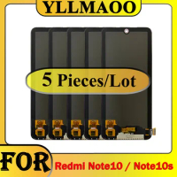 3/5/10 PCS Screen For Xiaomi Redmi Note 10 4G M2101K7AI M2101K7 LCD Display Digital Touch Screen Assembly For Redmi Note 10S