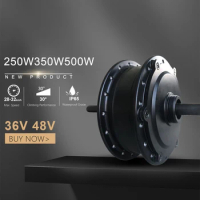 250W350W500W Electric Bike Brushless Gear Hub Motor 36V48V Front/Rear Rotate/Rear Cassette Electric Bicycle Motor
