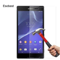 Esobest-tempered glass screen protector for Sony Xperia XA Ultra X compact XZ T2 Ultra T3 Xperia Style 9H, 2PCs
