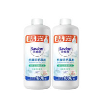 【Savlon 沙威隆】抗菌洗手慕斯補充瓶 清新草本薄荷 2入組(700mlx2/官方直營)