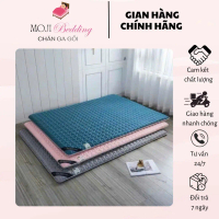 [ MOJI ] Nệm Topper Bông Ép Êm Mềm Đầy Đủ Kích Thước . Vỏ Lụa Cao Cấp Dày Dặn Chống Xẹp , Có Chun Cà