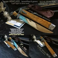 PISGOLSEM HIGHCLASS BOHLER N 695 GERMANY🇩🇪 TAHAN KARAT BERSERTIFIKASI & BERGARANSI BONUS UKIR NAMA +