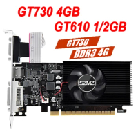 GT730 4GB 128Bit GT610 1/2GB DDR3 Graphics Card with HD+VGA+DVI Port PCI-E2.0 16X Computer Graphics Video Card for Office/Home