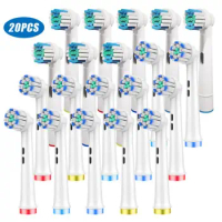 20Pcs Electric Replacement Kit Tooth Brush Heads Compatible with Oral B Braun Replacement Heads
