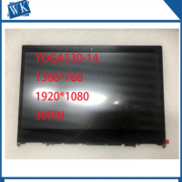 14.0 HD FHD lcd display FOR LENOVO YOGA 530-14IKB yoga 530-14ARR 530-14 TOUCH SCREEN DIGITIZER LCD ASSEMBLY 81H9