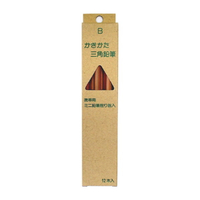 現貨促銷【北星鉛筆】大人的鉛筆 原木大三角鉛筆 B 12支入 /盒 33655