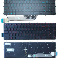 New US Red/Blue Backlit Laptop Keyboard for Dell 7566 5565 5567 7567 5587 3779 5568 G5 G7 G3-3579